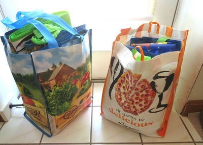 Large Grouping of Reusable Wegmans Other Grocery Bags - Image 1 of 7