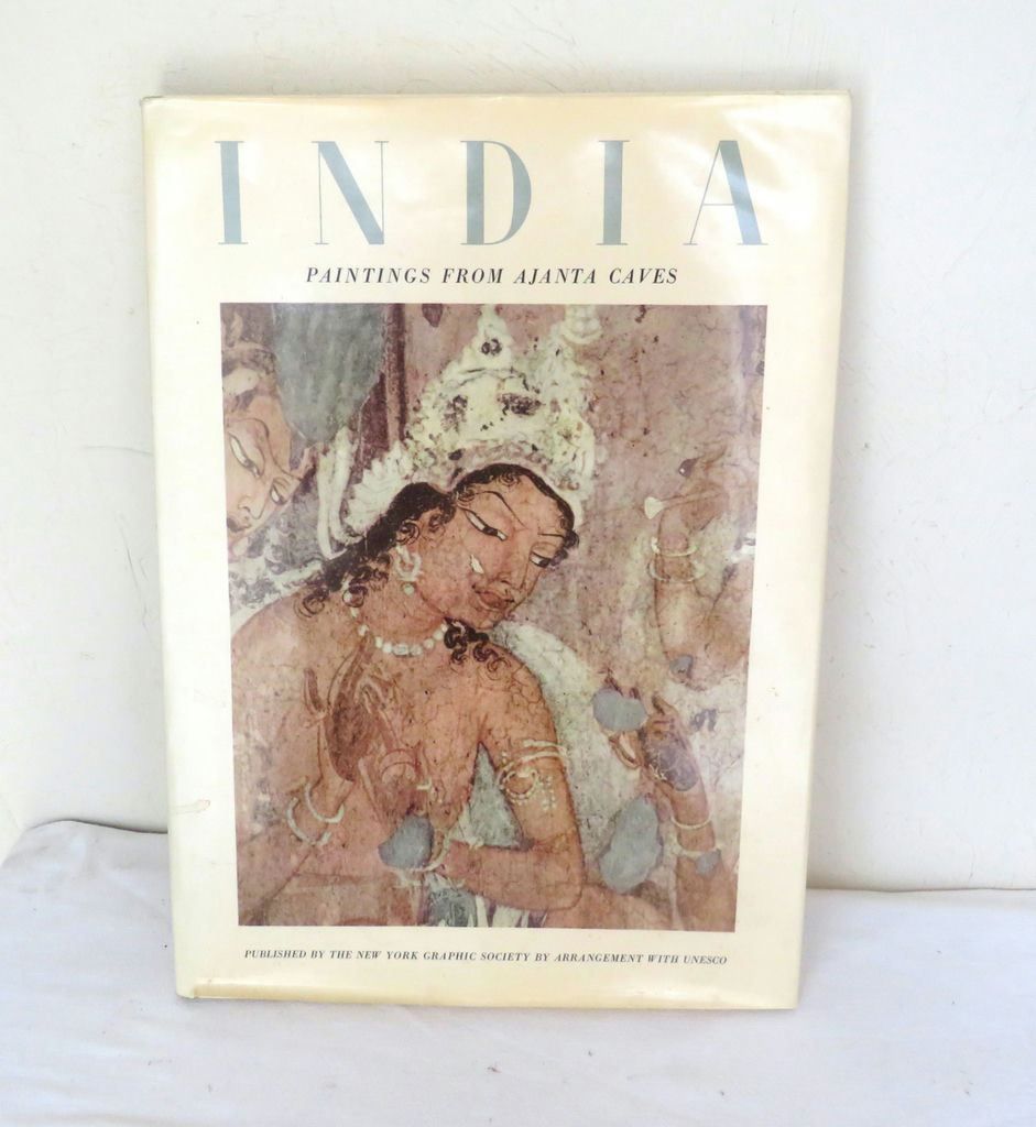 Large India Ajanta Caves Unesco Coffee Table Art Book - image 2 of 9