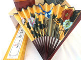 Asian Decor Geisha Statue Fan Ying Yang Wood Box - thumbnail 7 of 8