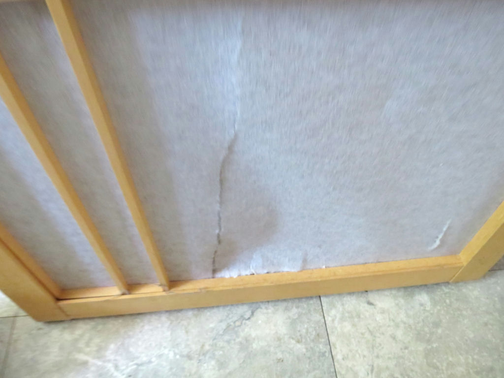 Shoji Folding Three Panel Room Screen Divider - image 6 of 6
