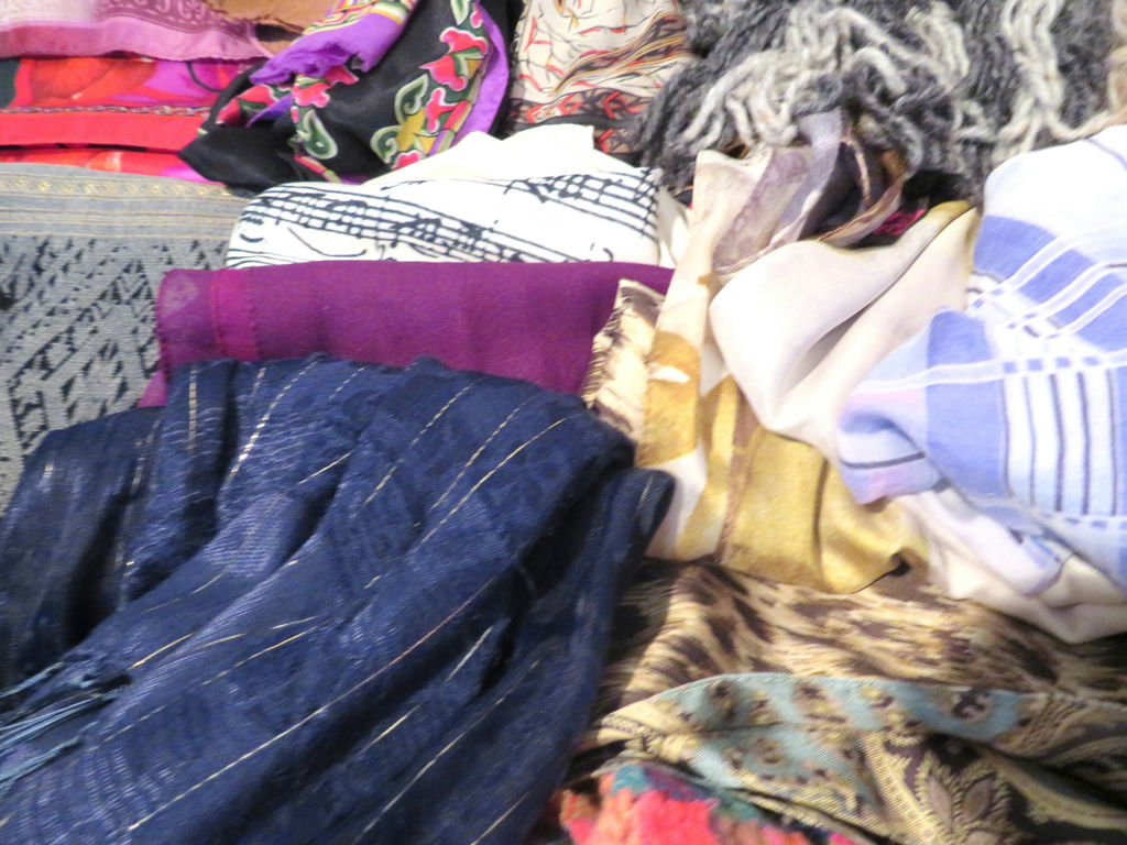 Huge Lot of Women's Scarves Some Designer - image 5 of 13