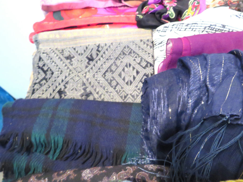 Huge Lot of Women's Scarves Some Designer - image 4 of 13