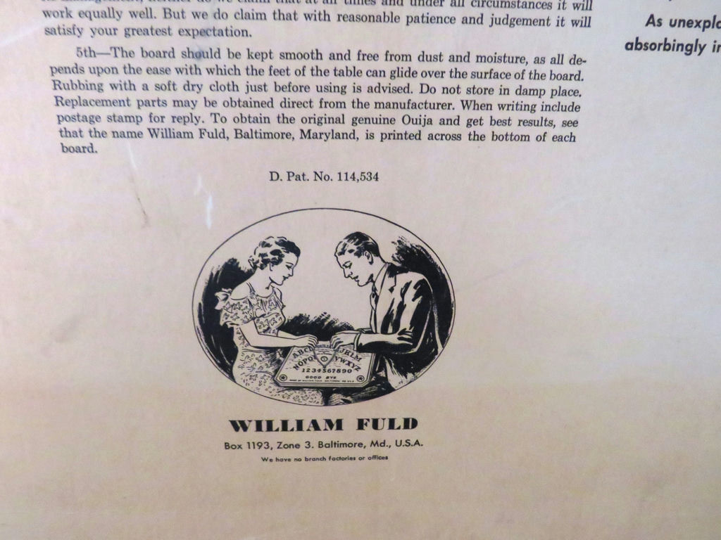 Vintage Ouija Talking Board Game - image 5 of 6