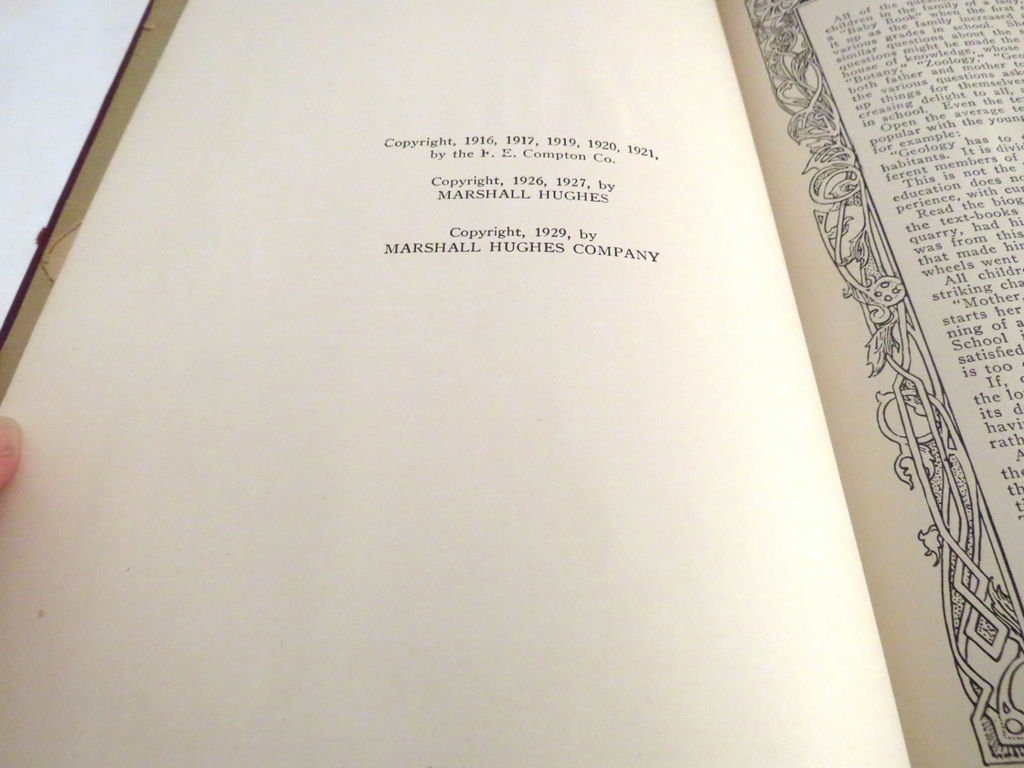 7 Volumes of Pictured Knowledge 1929 Books - image 4 of 6