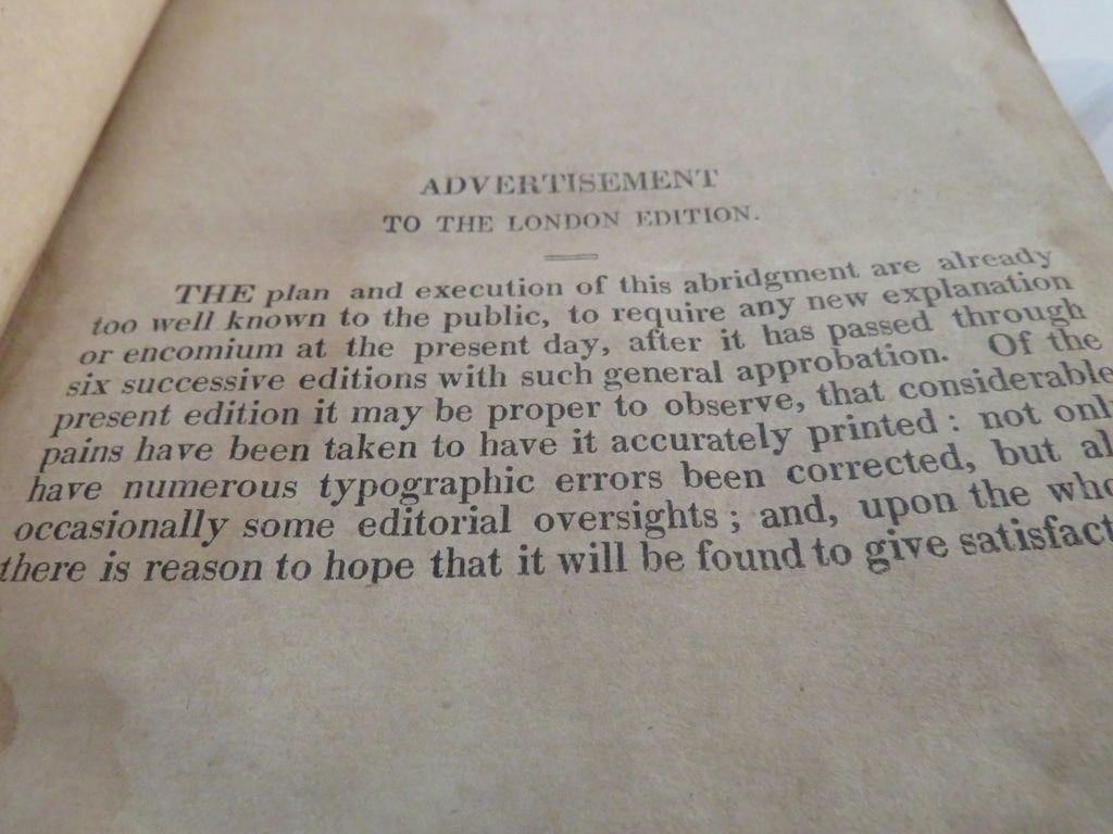 Leatherbound Antique 1818 Abridgement of Ainsworth’s Dictionary - image 6 of 9