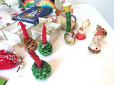 Huge Lot Christmas Decor Icicles Snow Globes Candles - thumbnail 4 of 20