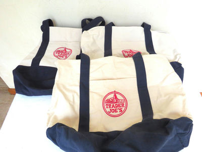 Trio of Trader Joe’s Canvas Totes - Image 1 of 5