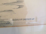 Worcester Artist Alexander Gazonas Nautical Theme Framed Art - thumbnail 4 of 5