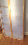 Shoji Folding Three Panel Room Screen Divider - thumbnail 4 of 6