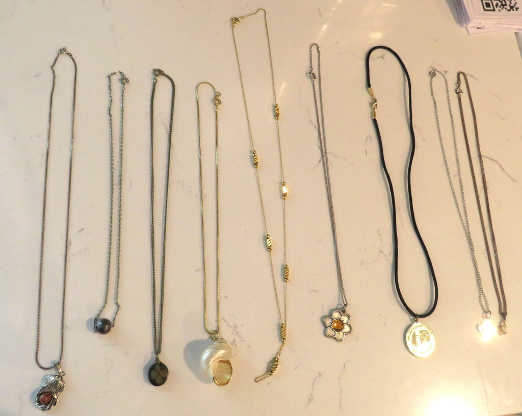 Ladies Choker Necklaces some Sterling Silver - image 2 of 9