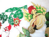 RARE Vintage Chuck Gruen MCM Die Cut Ornaments in Box - thumbnail 7 of 9
