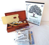Artist Paint and Brushes Supplies with Paint Box - thumbnail 1 of 7