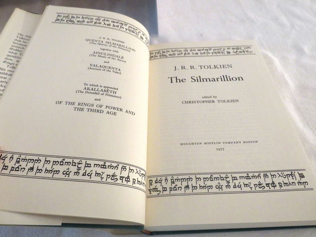 The Silmarillion with Map First Edition First Printing JRR Tolkien - image 5 of 8