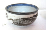 4 piece studio Pottery bowls and bell - thumbnail 4 of 10
