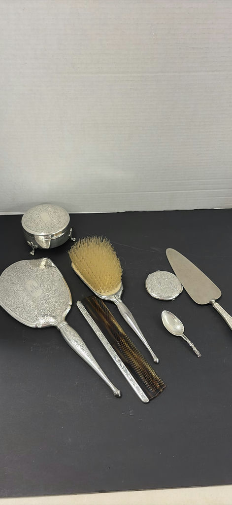 Sterling Vanity Set and More