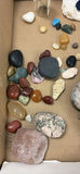 Polished Stones, Rocks, and Blue Agate Slice - thumbnail 6 of 9