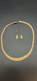 Gold Necklace and Matching Earrings Set - thumbnail 1 of 6