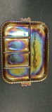 Decorative Glass Serving Tray and Floral Glass Plate - thumbnail 2 of 12