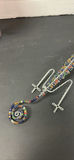 Decorative Glassware and Beaded Lizard Sculpture - thumbnail 3 of 7