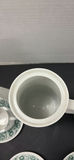 Porcelain Coffee Set with Cups, Saucers, Coffee Pot, and Sugar Bowl - thumbnail 6 of 10