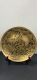 Decorative Plate with Brass Candle Holders - thumbnail 2 of 13