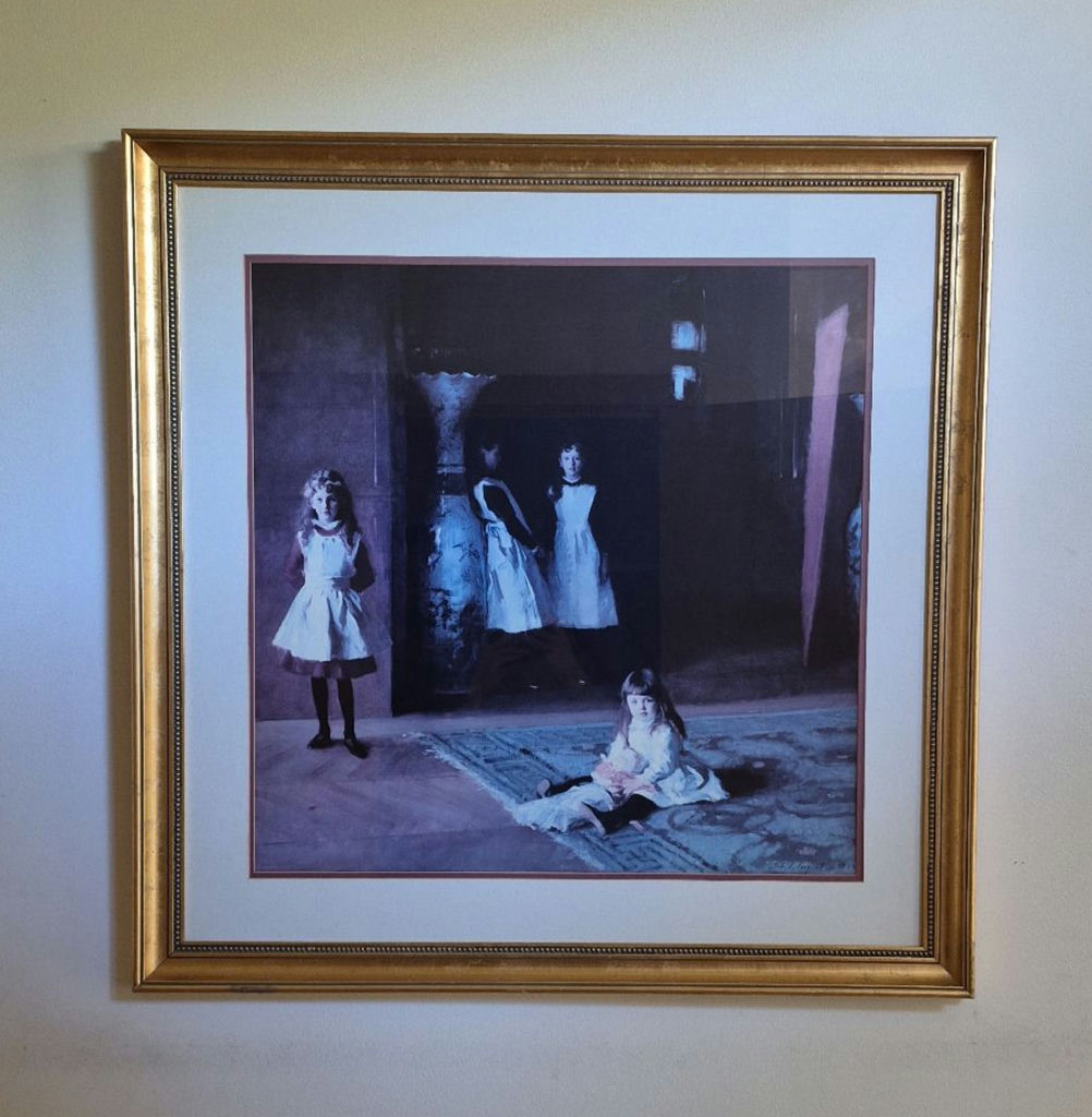 Large Framed Art Print – “Daughters of Edward Darley Boit” After John Singer Sargent - image 2 of 3