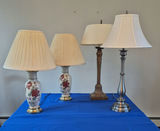 Five lamps – mixed styles - thumbnail 1 of 3