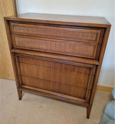 Century Furniture Mid Century Style Bedroom Set - Solid Wood, High Quality - Image 1 of 15