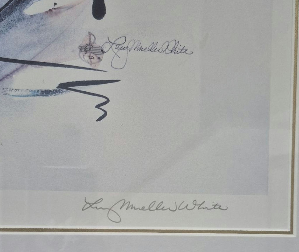 Framed Lucy Mueller White Limited Edition Print 'Rhapsody'-Signed 191/500 - image 3 of 4