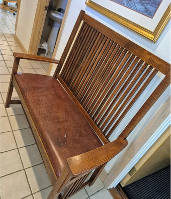 Mission solid wood bench - Sturdy and comfortable - Image 1 of 4