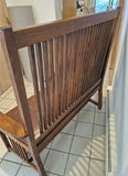 Mission solid wood bench - Sturdy and comfortable - thumbnail 2 of 4