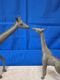 Nancy Schön “Reflective Mother and Child Giraffe” Bronze Sculpture 1/8 – Signed w/ COA - thumbnail 3 of 4