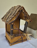 Set of 2 Decorative Birdhouses – Rustic Garden / Cottage Style - thumbnail 2 of 3