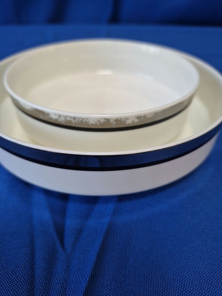Mikasa Bone China Set - "Solitude" Pattern - Elegant Silver & White - image 6 of 10