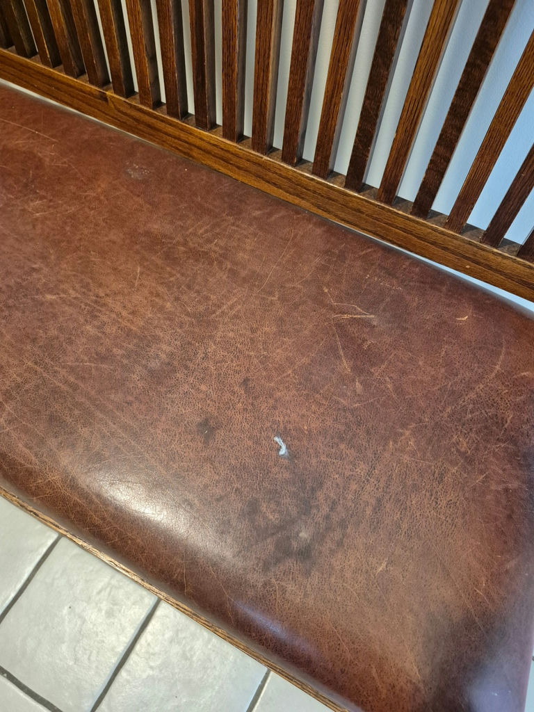 Mission solid wood bench - Sturdy and comfortable - image 4 of 4