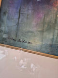 “The Cove in Garments” – Bold Watercolor Painting by Diane Anderson with COA - thumbnail 6 of 6