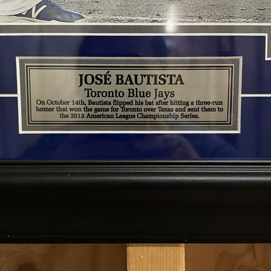 Framed José Bautista Toronto Blue Jays Bat Flip Print - image 4 of 10