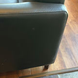 Black Leather Three-Seat Sofa - thumbnail 9 of 15