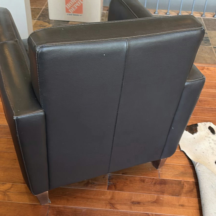 Black Leather Armchair - image 12 of 13
