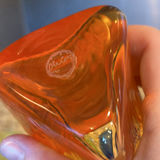 Set of Six Colored Handblown Glass Tumblers - thumbnail 5 of 7