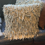 Decorative Faux Fur and Leather Throw Pillows - thumbnail 9 of 15
