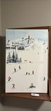 Ski Hill Canvas Art and Whistler Trail Map Print - thumbnail 2 of 9