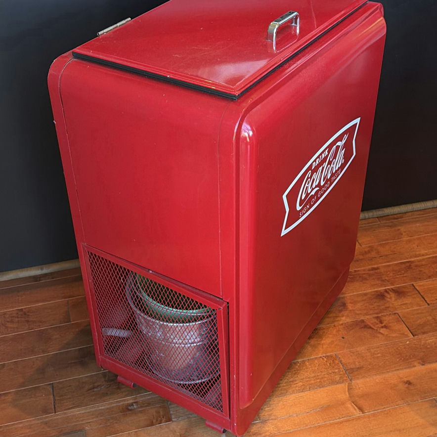 Coca-Cola Metal Cooler Chest - image 7 of 8