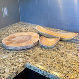 Wood Serving Tray and Bowls Set - thumbnail 1 of 9