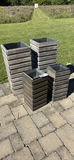 Set of Four Square Wooden Planters - thumbnail 8 of 10
