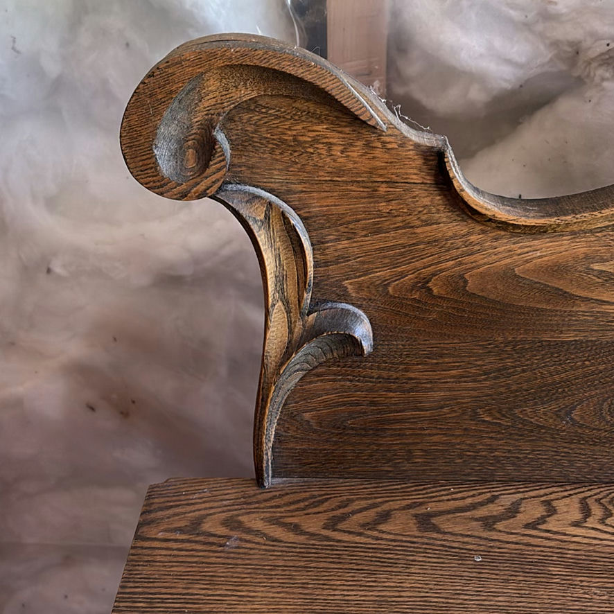 Wood Cabinet with Decorative Backboard and Drawer - image 11 of 19