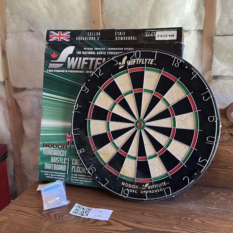 Wiftflyte Nodor Tournament Bristle Dartboard - image 1 of 8