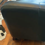 Black Leather Three-Seat Sofa - thumbnail 10 of 15