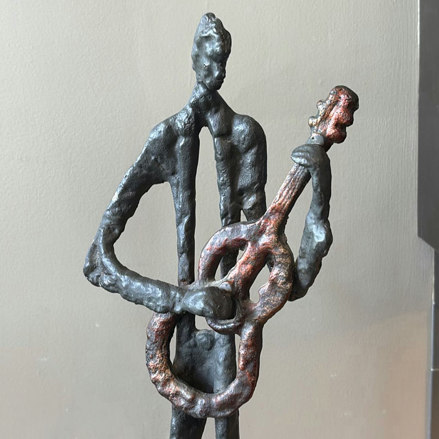 Abstract Musician Figurine Sculptures - image 7 of 9