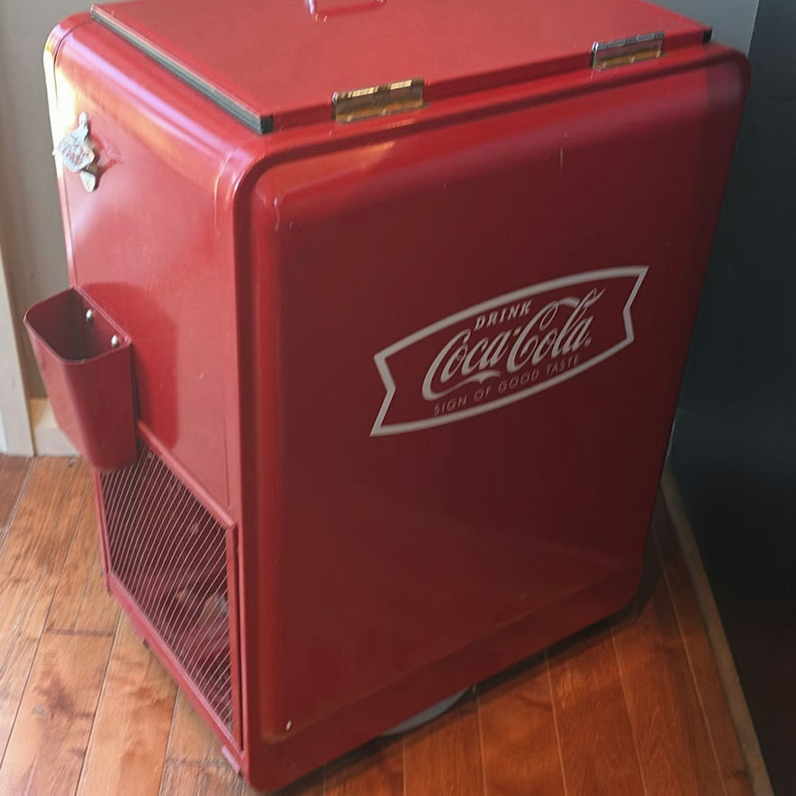 Coca-Cola Metal Cooler Chest - image 6 of 8